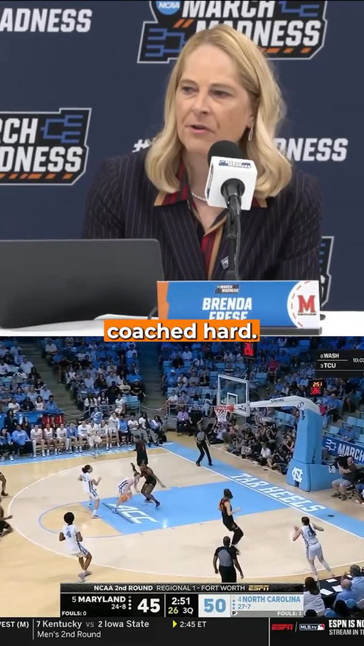 “We do have to have those tough conversations. You can’t have them without a relationship. I kind of wanted to implore just how much belief I had in her.” - HC Brenda Frese on her interaction with Oluchi Okananwa ❤️

#MarchMadness