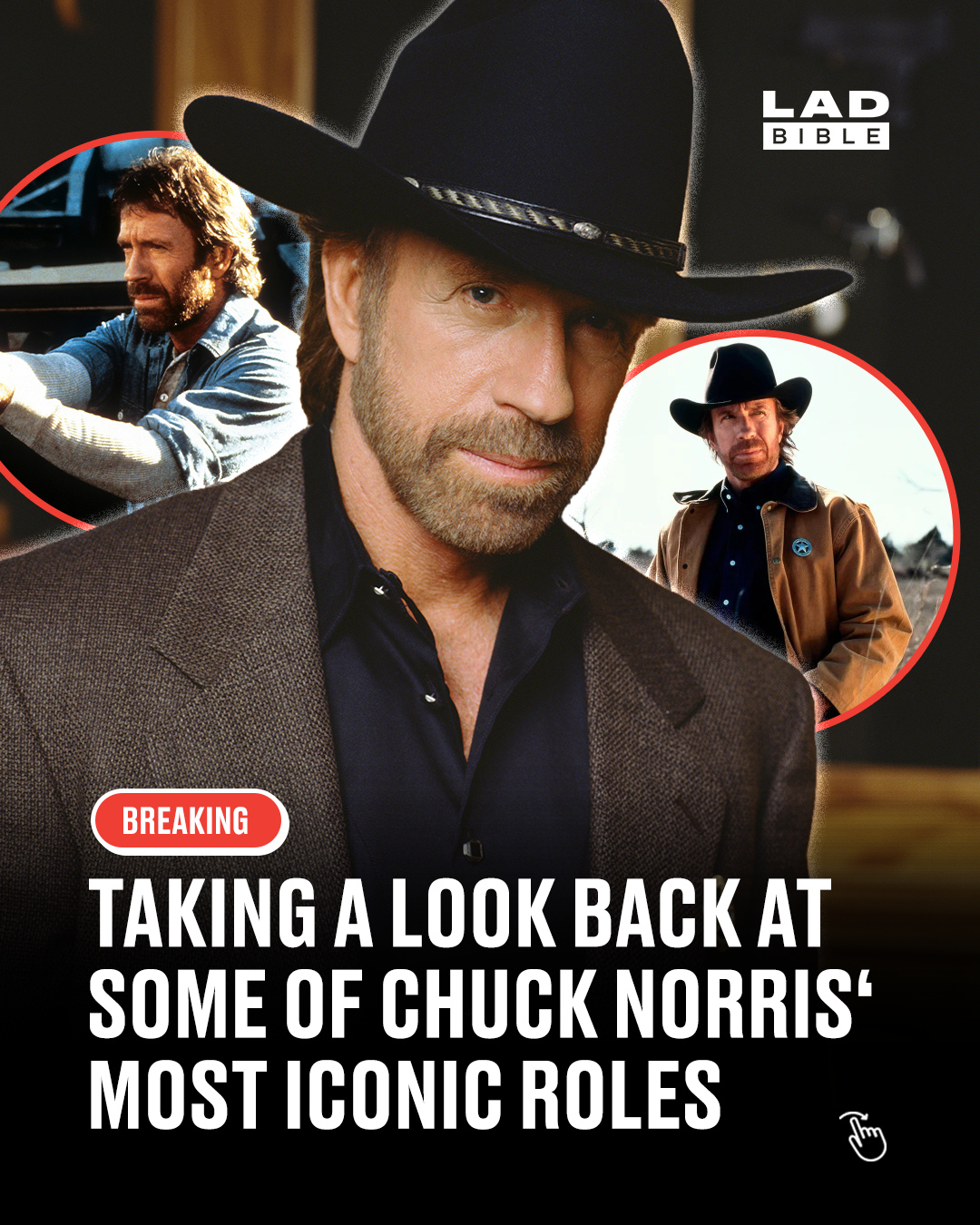Chuck Norris didn't miss. ⁠
⁠
Taking a look back at some of the action icon’s most memorable roles over the years.⁠
⁠
From Colonel James Braddock in Missing in Action to Major Scott McCoy in The Delta Force, Norris built a reputation for playing no-nonsense characters who always get the job done.⁠
⁠
He also showed his range with roles like Colt in Way of the Dragon and J.J. McQuade in Lone Wolf McQuade, cementing his status as one of the most recognisable action stars of his era.⁠
⁠
Swipe through to see some of his most iconic moments 👉