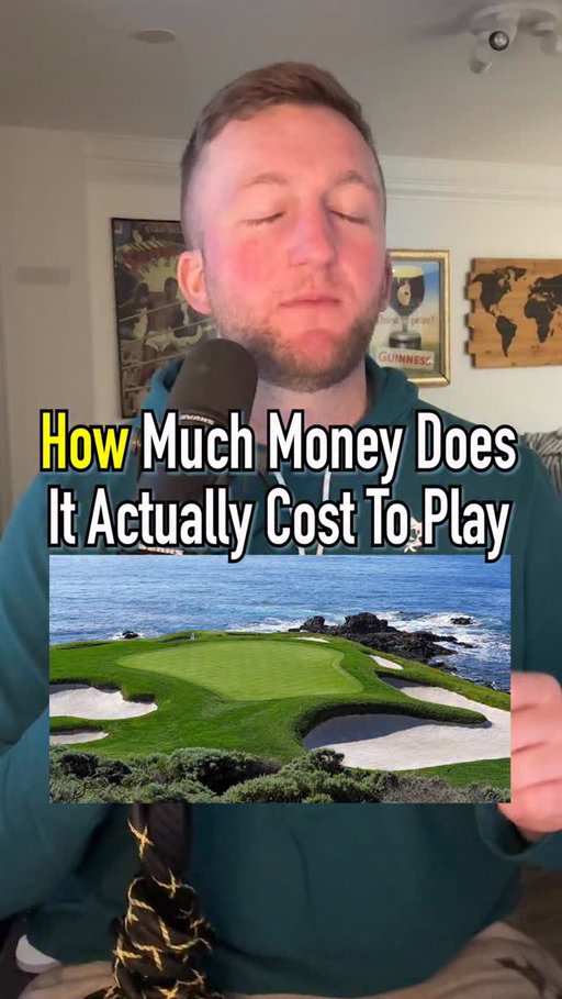 How Much Does It Cost To Play Pebble!?! #golf #reels #golfer #pga