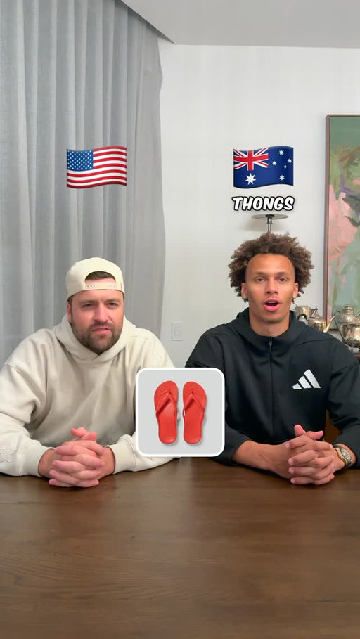 Aussie vs American words with nba player