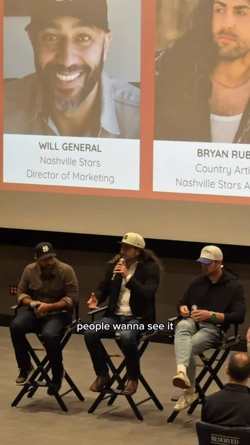 sports 🤝 music
you never know who’ll pop up at a game

nashville’s built different.
where else can music and sports collide like this?

that’s what makes the nashville stars idea so exciting.

talking @nashvillestars baseball at @belmontu @curbcollege 

want to learn more?
⚾ opening day watch party
📍 Luke Combs’s Category 10
📅 march 26
@officialcategory10 #nashvillestars #belmontuniversity #curbcollege #baseball