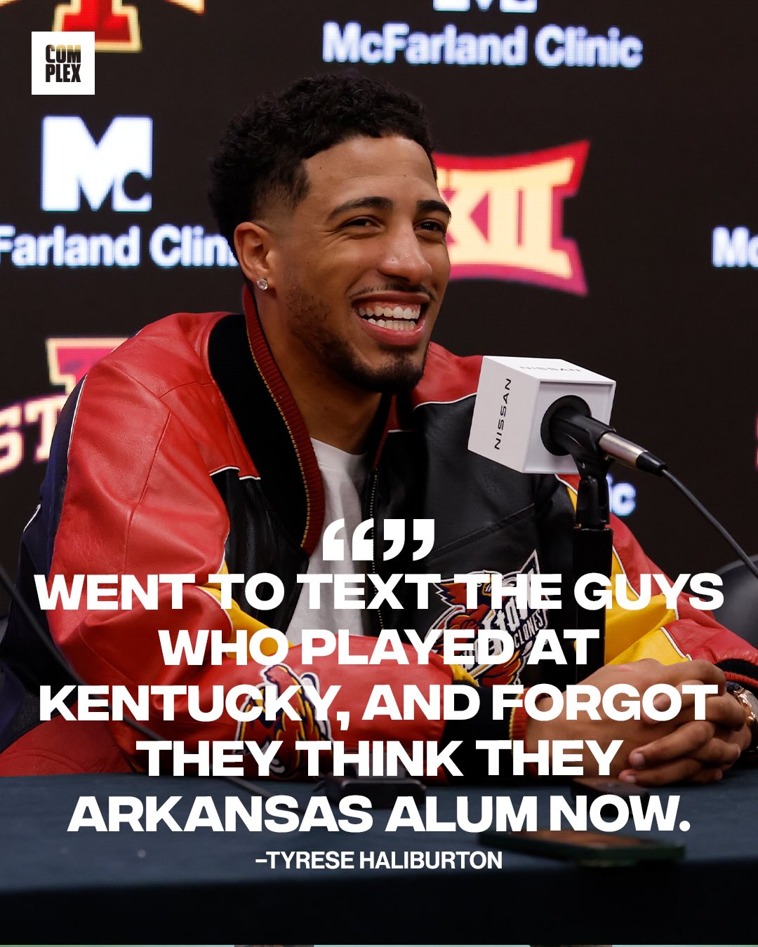 Tyrese Haliburton trolling Kentucky alums 😂 … coach Calipari did have them hooping tho 👀

(via @tyresehaliburton)