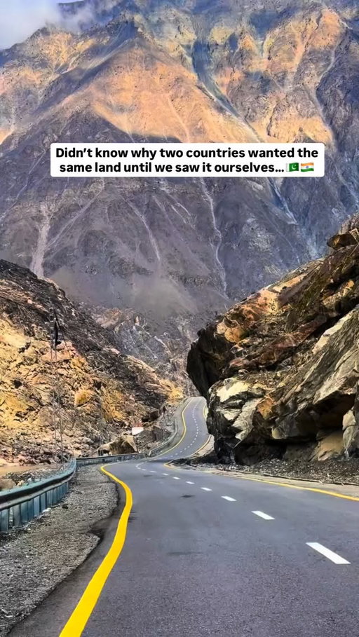 Some of the most beautiful places on earth
also carry the most complicated history.

Baltistan Highway winds through the heart of Gilgit-Baltistan — beside roaring rivers and towering mountains that feel almost untouched.

But this region sits within a disputed territory between India and Pakistan, shaped by decades of politics and history.

Standing here though…
none of that noise feels real.

Just mountains.
Wild rivers.
And the quiet power of the north.

📍 Baltistan Highway | Gilgit-Baltistan

@rayandramisa