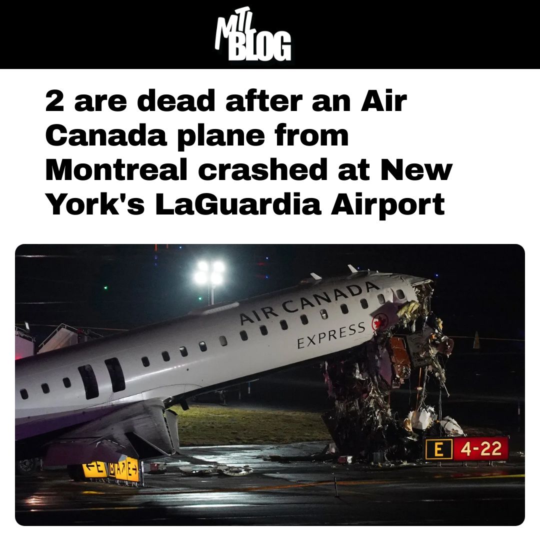 The plane carrying 76 people touched down and slammed into a fire truck.

👇👇👇

 Link in @MTLBlog bio for more!

https://www.mtlblog.com/-2676574641.html

📸: Ryan Murphy | AP Photo