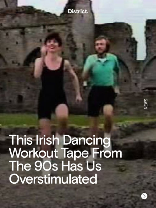 What do you get when you combine an American production company, a former Eurovision entrant and some 90s swagger? One of the strangest workout tapes to exist apparently. Jig not Jog was a 90s home aerobics tape which swapped jazzercise for a strange rendition of Irish steppin’. Coming to a community centre near you.