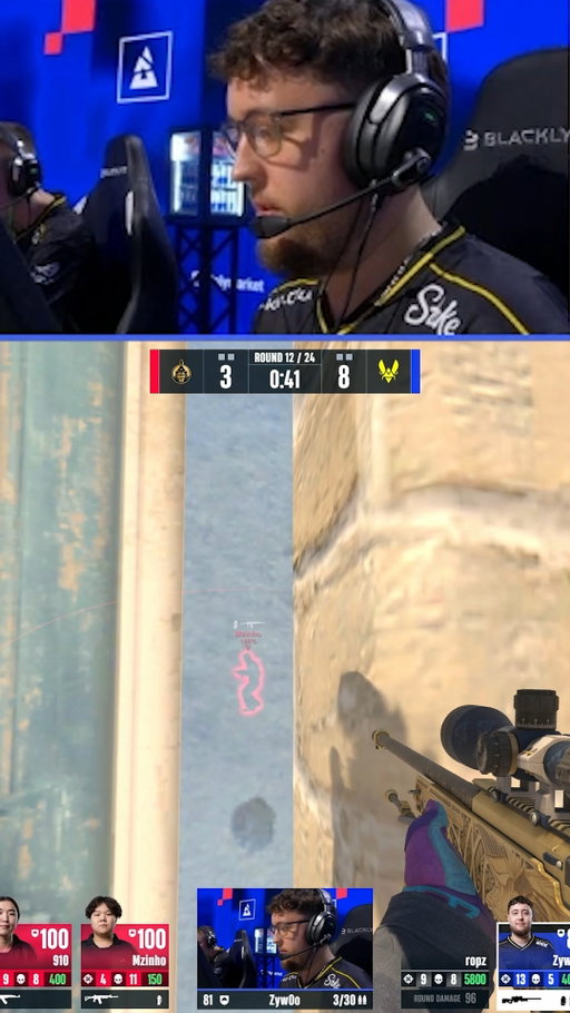 Flicking into group finals #cs2 #counterstrike #zywoo