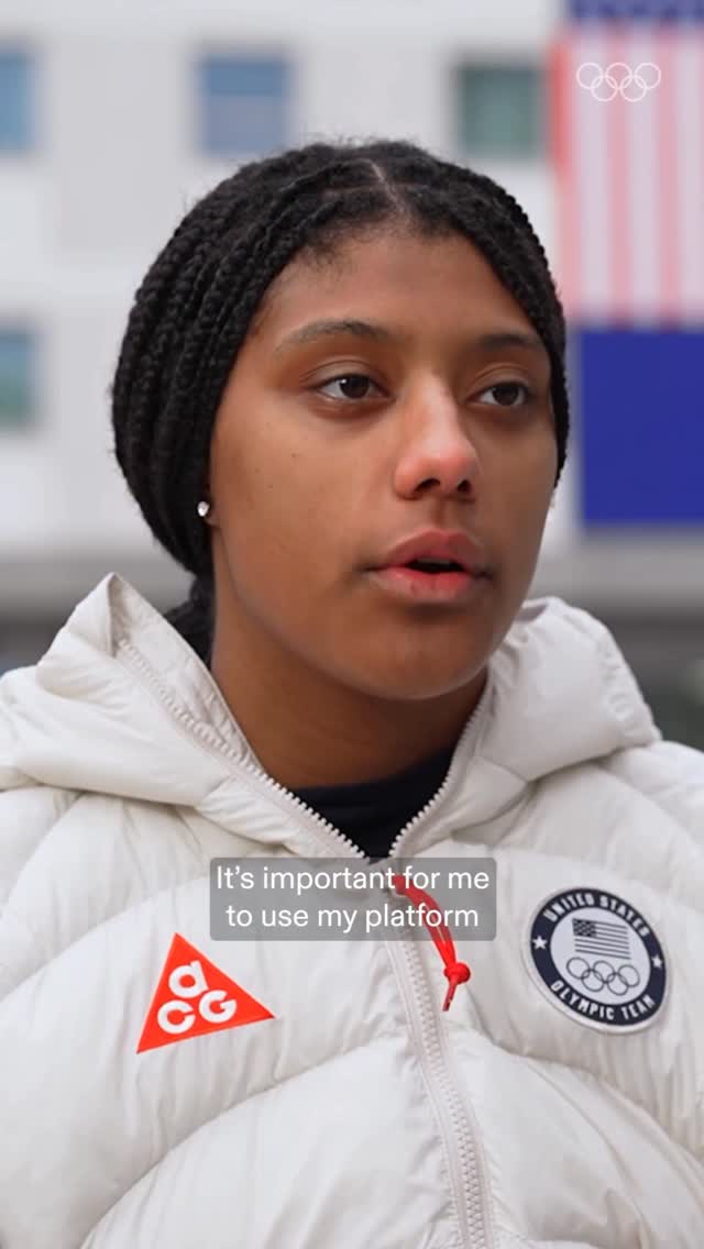 Laila Edwards made history as the first Black woman to compete in Olympic women’s ice hockey for Team USA. 🏒

Here, she speaks on the importance of “Giving back to underrepresented communities.”

A powerful reminder that when one athlete steps forward, she helps open the path for others. ✨

#Olympics #IWD2026