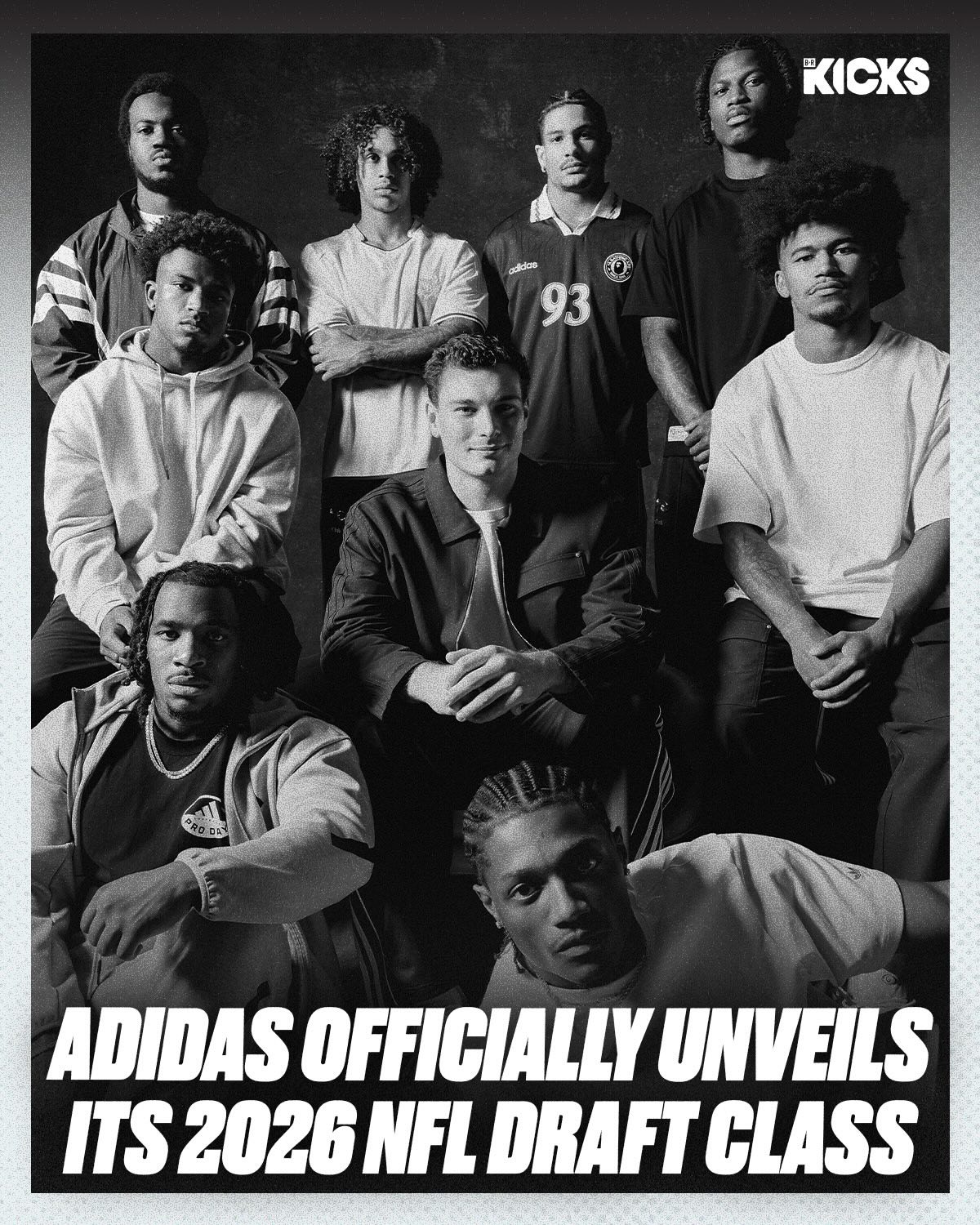 adidas introduces its 2026 NFL rookie class 🔥

With 14 top prospects, it’s the brand’s most projected first-round selections to date 🙌