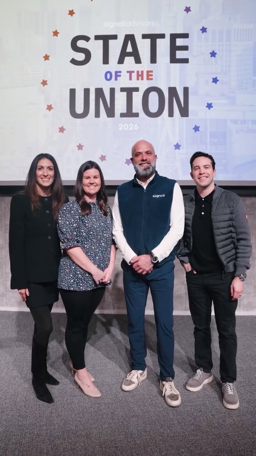 Big ideas. Real execution.

At this year’s State of the Union, we launched 4 new ways to help you do more, faster: Agentic Planning, Automated Pipeline, 1-Click Review, and Sigmund AI.

Less friction. More momentum. That’s Signal.

Learn more at https://www.signaladvisors.com/