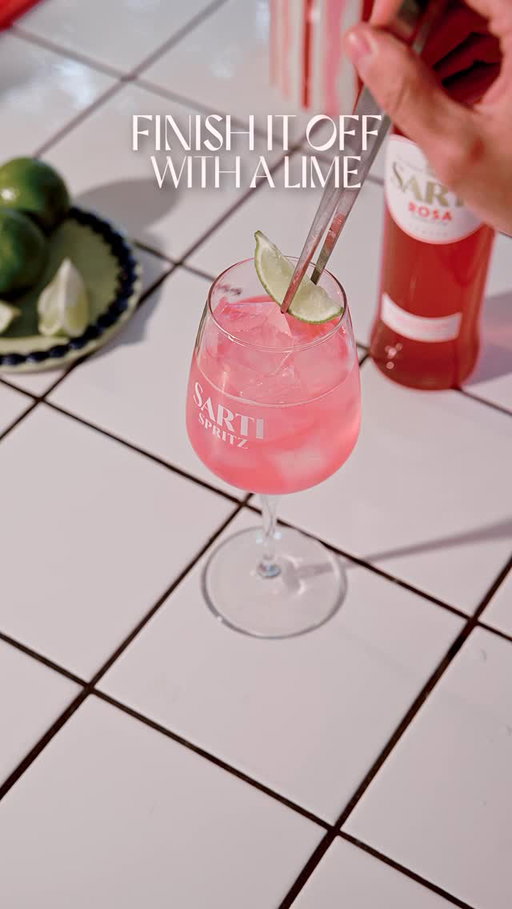 Ice. Prosecco. Sarti. Soda. Go. #SartiSpritz #EnjoyResponsibly