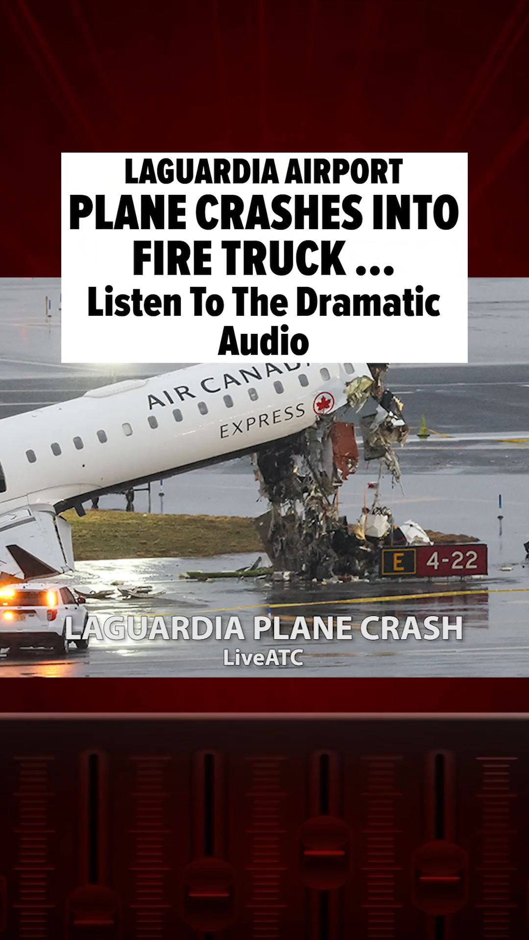 Audio captured the moments leading up to the moments when a plane and a fire truck collided on the runway

The full story at the link in bio. 

🎥: ATC.com