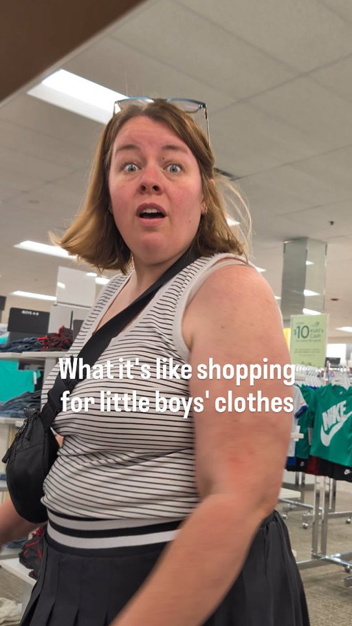 It's a rough road out here shopping for clothing for a little boys that doesn't have...

A construction truck being driven by a minion 
A Super Mario character eating pizza 
A teenage mutant Ninja turtle riding a shark 

And to be clear, my complaint is not with this particular shirt. Honestly, it's pretty cute and I know my kids would love it. I'm not opposed to buying fun shirts. My main complaint is that I went to FOUR stores yesterday. Looking for spring clothes for my two boys and my options were only the following:

- dinosaurs 
Construction 
Pizza 
Video games 
Space 
Dinosaurs
Truck/race cars
And 1990 style stripes

And that's it. Your only options. Just a very small sampling of interests. Repeated over and over and over . In every single store. In a boys section that is most likely much smaller than the girls section.

#momofboys #kelsewhatelse  #midwesternmom