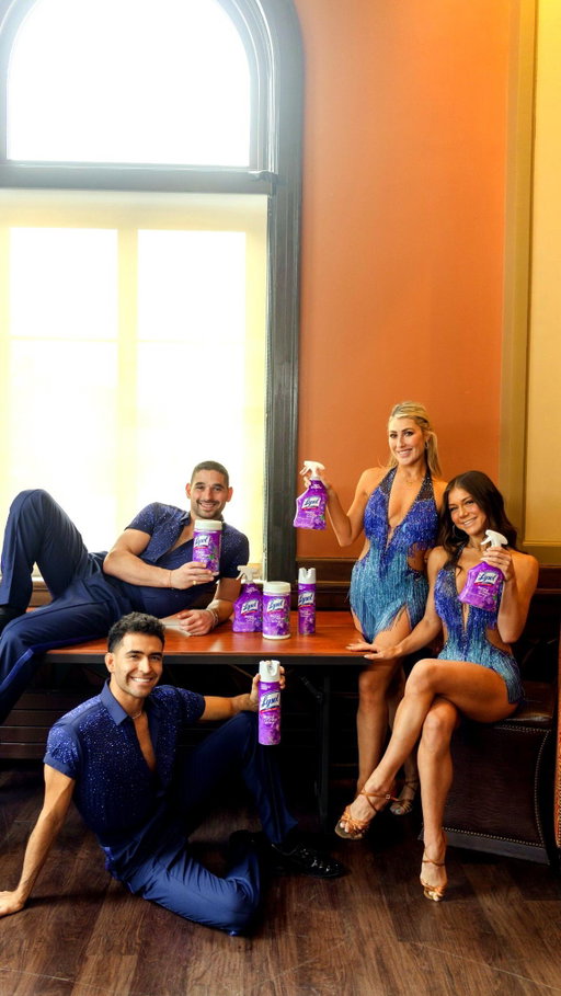 #ad Pre‑show chaos with @dwtstouroffical never stood a chance. Lysol Lavender to the rescue! 💜✨
 
@lysol Lavender & Cotton Blossom scented products kill 99.9% of germs*, and the refreshing fragrance helps set the stage on the road and at home, leaving your space show time ready!
 
#BehindTheClean #LysolPartner #Lysol

*Use as directed.