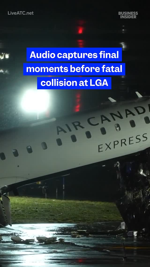 Air traffic control audio captures moments before a deadly plane-truck collision at #LaGuardia. #planecrash 

Read more about the Air Canada plane-truck collision at LaGuardia Airport at the link in our bio.
