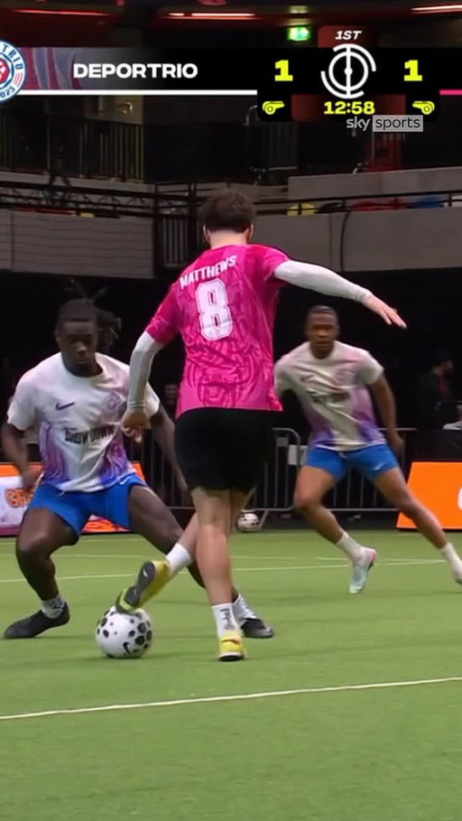 That skill deserved a goal 😧