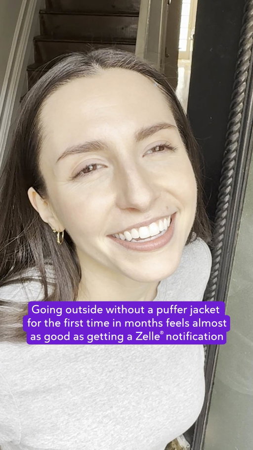 That first hint of spring hits like a Zelle notification!