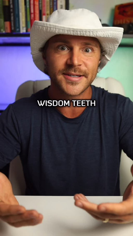 Just like C-sections save lives but are performed 3x more than the WHO recommends, wisdom tooth removal follows the same pattern. A necessary procedure turned into a default (and profitable) one.

Our ancestors ate raw meat, bones, and fibrous plants their entire lives. That constant chewing kept jaws wide and wisdom teeth coming in with room to spare. Pre-agricultural human skulls show virtually zero impacted teeth. Our jaws have literally shrunk from modern soft food diets and we’re surgically removing the consequences instead of understanding the cause.

What I want you to understand:

Peer-reviewed research confirms wisdom teeth contain stem cells that can regenerate brain, heart, and bone tissue. They’re directly wired to your brainstem, and they’re connected to your heart and central nervous system.

If yours are causing serious documented problems, see a professional. But before anyone cuts into your jaw, find a biological dentist who understands cavitations, proper extraction protocol, amalgam fillings, and what actually lives inside that tooth.

Get a cone beam 3D scan, ask questions, and understand what you’re giving up before it ends up in a biowaste bin, or worse, becomes part of a companies revenue.

This is not anti-dentistry, this is pro-informed consent.