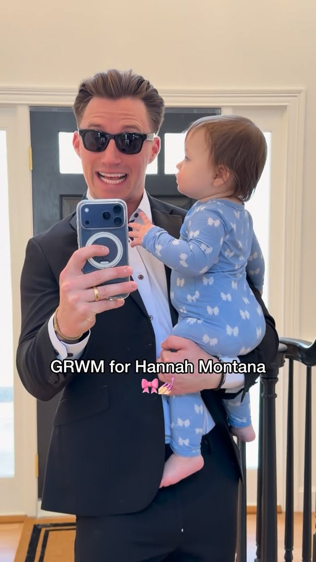 Baby Breezy is stage ready for Hannah Montana @bronco !!