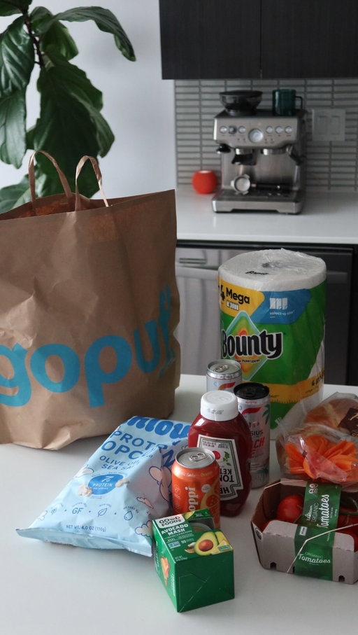 Skipping the grocery store run today. 🛒 @gopuff delivered everything, including fresh produce and meats in minutes. 

#GopuffPartner #Gopuff