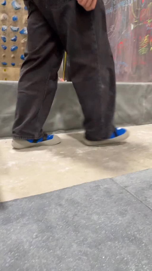 Friendly reminder from our staff to not wear your climbing shoes or rental shoes in the washrooms! Instead, we provide slippers by the washroom entrances for your use. By keeping climbing shoes out of the washroom, you are helping us keep the facility clean for everyone. 

No owners were hurt in the making of this video. 

#gymetiquette #climbinggym #indoorclimbinggym