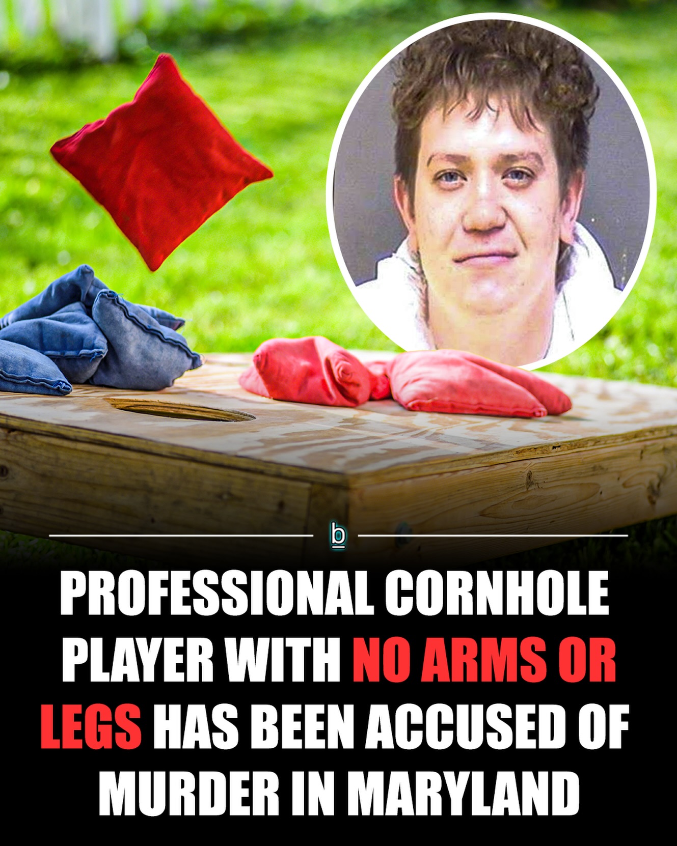 According to reporting from Fox 5 DC, a professional cornhole player from La Plata, Maryland has been accused of murder. 🤯

Authorities say 27-year-old Dayton James Webber is charged in connection with the death of 27-year-old Bradrick Michael Wells of Waldorf. Investigators allege the two were involved in an argument that escalated into a fatal shooting. 😬

Police say Webber was inside a Tesla SUV when he shot Wells, who was seated in the passenger seat. Afterward, he allegedly pulled over and asked two passengers in the backseat to help remove Wells from the vehicle. They refused, exited the car, and contacted police.🚔

Officials say Webber then drove away with Wells still inside the vehicle. Wells’ body was later discovered in a yard along Newport Church Road in Charlotte Hall, where he was pronounced dead at the scene.

Webber was eventually located at a hospital in Charlottesville, Virginia, where he was taken into custody as a fugitive. 

He is expected to be extradited to Charles County, where he faces charges including first- and second-degree murder, along with additional offenses. 🚓

Authorities have not yet clarified how Webber, who is a QUADRUPLE AMPUTEE, was able to operate a vehicle or use a firearm.

🗣️ - “It’s early in the investigation, but there’s no evidence to suggest anyone else was involved in the shooting and that he acted alone,” said Diane Richardson of the Charles County Sheriff’s Office.

Videos circulating on social media appear to show Webber firing rifles handguns.

Webber reportedly underwent quadruple amputation as an infant due to a severe blood infection. 

He later became a professional cornhole player competing in the American Cornhole League, which has aired on ESPN since 2016. 

Wild. 

Follow 👉 @brobible for all things “dude” 😎 

#guys #dudes #men #bros