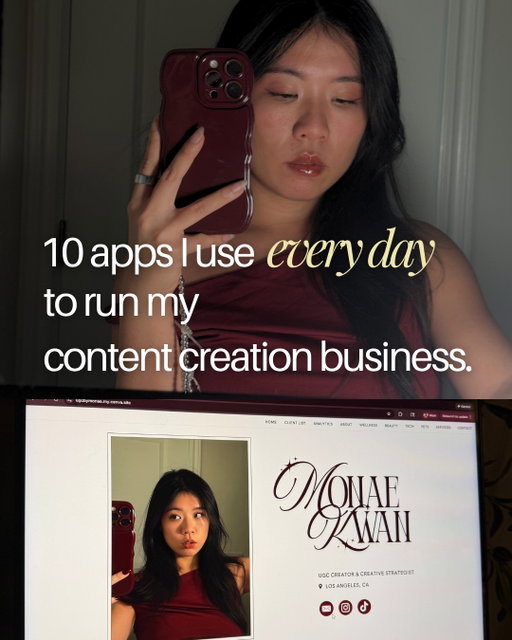 sharing my ride or die’s as a girlie running a content creation business 🤳 after 2 yrs, here’s the ones Ive stuck with!!

whats your app ride or die’s? 👀

#ugc #ugccreator #contentcreatortips #ugctips