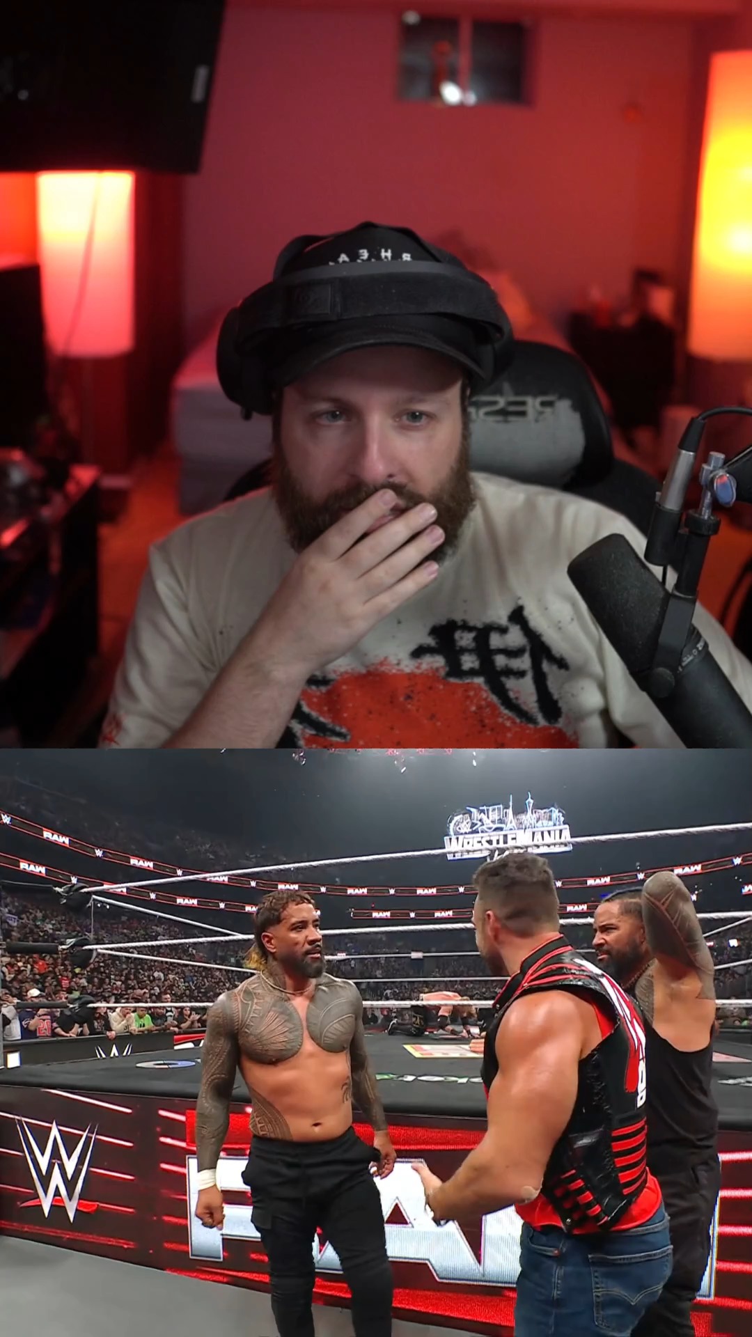 Jey Uso crashes out again #wwe