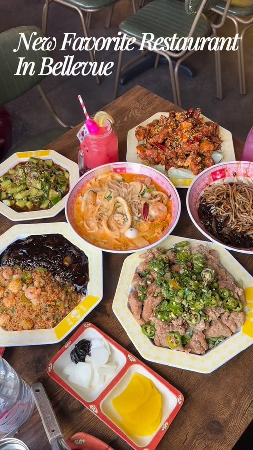 I wanted to gatekeep so bad but food this good deserves attention! I visited @bobae.wa and everything I ordered was so good and SO SPICY 🌶️

Such a fun spot with great food, plus cute extras like a free claw machine for kids, $2 Korean ice cream, and even a noodle challenge 👀

Already planning my next visit.

📍Bobae Noodle House, 
3720 Factoria Blvd SE, Ste F, Bellevue, WA 98006