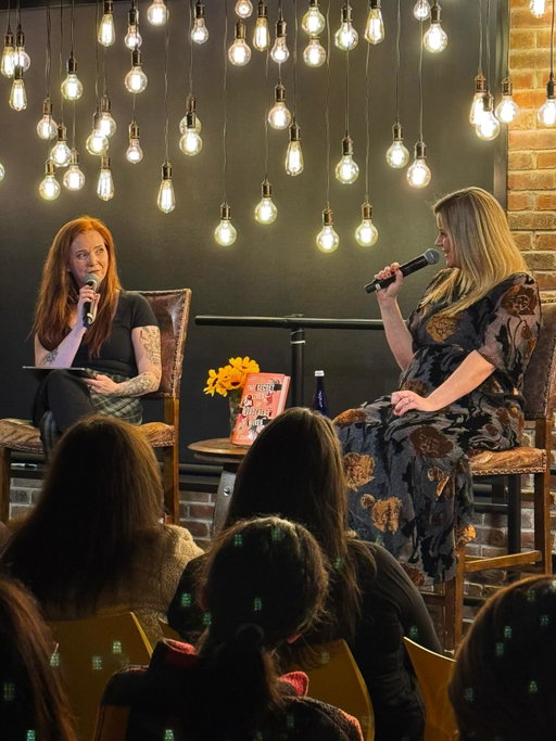 Thanks to all who came out to the brilliant @anunlikelystory bookstore tonight for this Elizabeth Arnott x Alaina Urquhart mash-up. It was so fun to talk about The Secret Lives of Murderers’ Wives while celebrating the Dr Wren Muller series and @morbidpodcast too. Morbid FOREVER 🖤

Excellent conversation was had (from unhinged writing rituals to terrifying Ted Bundy tattoos). Thanks to all the readers who stuck around to chat and get books signed, too. We love you!