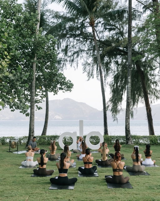 Peace, poses, and partner work in Phuket.