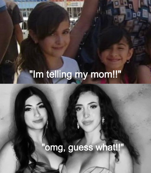 The irony of sisterhood🥹 we were crazyyyy growing up only 1.3 years apart from each other. You can just imagine the bumping heads, fighting, hormones, EVERYTHING. We fought all the time but we loved eachother through all of it! I wish I could go back and relive all those moments and truly cherish getting to grow up by your side, thankful for you ❤️ @greciatorresss