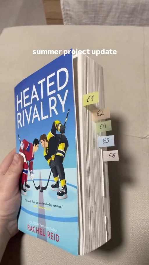 My Heated Rivalry bible is finally complete. 🙏🏽😩

by christinashappyplacex 🤍#heatedrivalry #ilyarozanov #shanehollander #connorstorrie