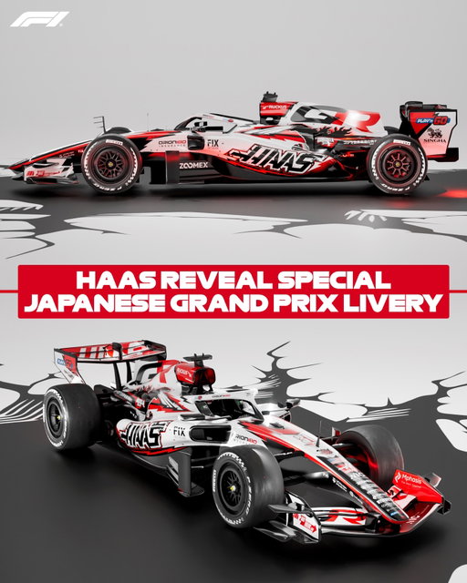 Raring to roar on the track at Suzuka! 😮‍💨🐉

Haas reveal their striking Godzilla special livery for the Japanese Grand Prix 👀

#F1 #Formula1 #JapaneseGP @haasf1team