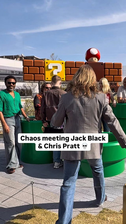 Anya Taylor Joy giving me permission to slay was everything I've ever needed. & so was meeting the lovely cast of @supermariomovie !! At the literal NINTENDO MUSEUM?! Thank you @universalpicturesuk 🫶🏻 
Prtrip #jackblack #chrispratt #supermario