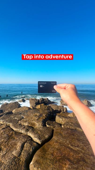 Embarking on new adventures can be this easy with your Scotiabank Passport® Visa Infinite* Card. 🌎️ 

*Conditions apply. 

†Compared to cards with a 2.5% FX fee. Exchange rate still applies. Conditions apply. 

^Underwritten by Manulife. Conditions apply. 

**Points can only be redeemed for up to 12 months on travel booked with the card. Conditions apply including minimum point redemptions.