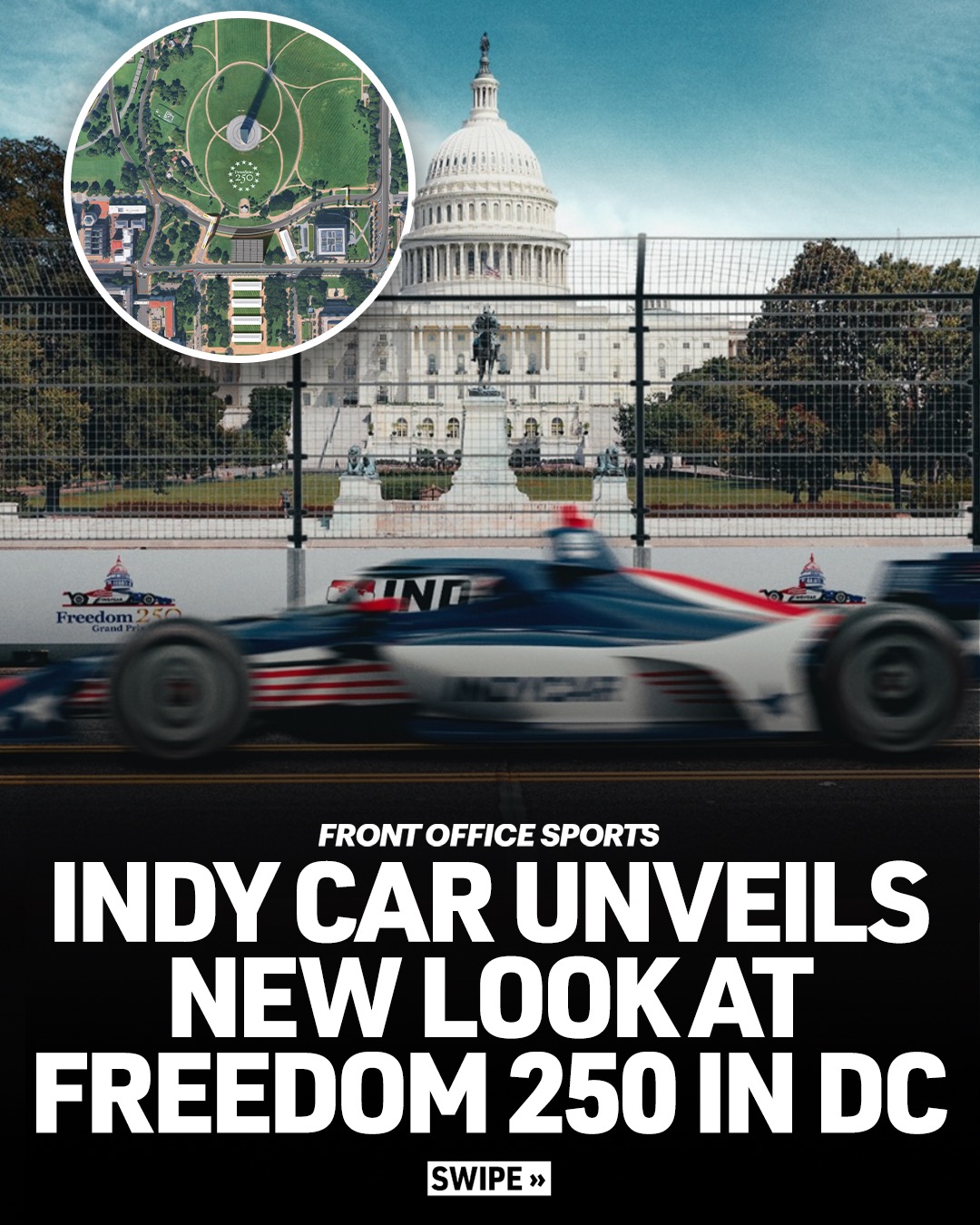 This is what the Freedom 250 Grand Prix's circuit will look like on August 22, which will race around various Washington, D.C. landmarks and monuments 🏎️

(🎥: via @freedom250gp)