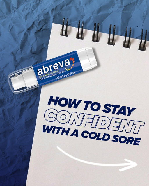 Cold sores can't stop my confidence 💯 #abreva​

Source: Abreva.com