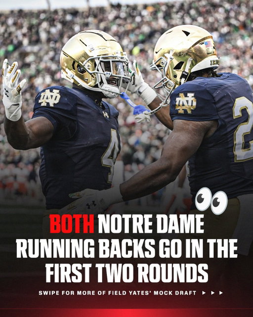 Jeremiyah Love is a Commander? 👀 The Eagles add a new WR? 🦅 Ty Simpson goes in the first round? 😮

Link in bio for Field Yates’ full first two round mock draft 🔗