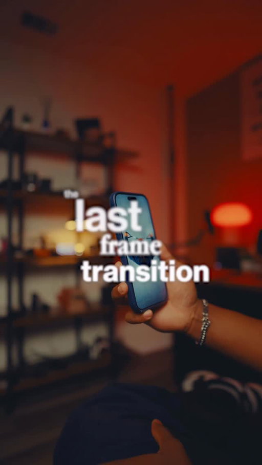 So, this is called the last frame transition, and this is how to do this effect in 3 simple steps.

Also for a full breakdown for this and the assets I use for this transition, comment the word "asset" and I’ll send you the link. 

This technique is used all the time in commercial ads like these and it’s so simple, but it makes your transitions feel high-end and no you don't need ai for this

So, for this effect, you only need two shots.
The first shot is your main clip, and the second is a camera reveal transition using some sort of ascreen . 

Step 1️⃣: Film your first clip, then- in post - split it into two. Export just that second part and send it to your phone or computer — this is what we’ll use for the transition.

Step 2️⃣: For the second shot, play your clip from the start,  cover your camera lens with your phone to fill the frame and slowly pull back to reveal your next scene — or if you want to spice it up, use a slider for a smoother pro transition. 

Step 3️⃣: Bring all clips into your editing software 
Place the transition shot right after your first clip, then trim and line it up so the screen matches exactly where the first clip ends.

If you want to spice it up, add a whoosh with simple flash effect . 

Try it out, and if you found this helpful , save it and follow for more.
#videography #filmingtips #lastframetransition #cinematography #cinematic