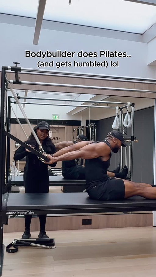 Pilates is one of those you see people do and think its “easy” and well this video says otherwise! EVERYTHING was cramping after the first 10mins of just the warm up.. lmao 

How do people do this for fun 🫠 also i think @pilatesbymarsha was enjoying my struggle a bit too much ! Lol

Whats even scarier is some of these i was doing “beginner” level stuff.. like wtf does advance feel like?! 

@nobupilatesofficial 

#pilates