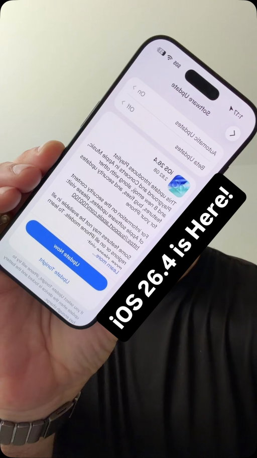 iOS 26.4 is now out to the public. It brings over 40 new features and changes with imporant security and bug fixes as well. There’s also a full video on the #zollotech Youtube channel going over everything new. ￼#ios264 #apple #iphone