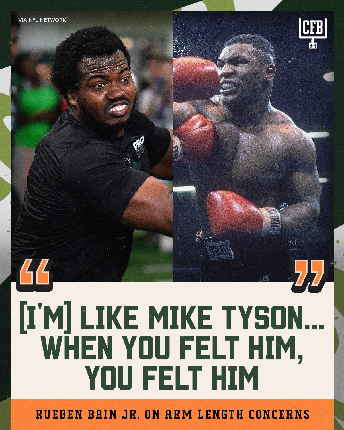 Rueben Bain is blocking out the noise ahead of NFL Draft 🥊

(via @nflnetwork, @s_font_sports, @canes.insight, h/t CaneFromTampa/X)