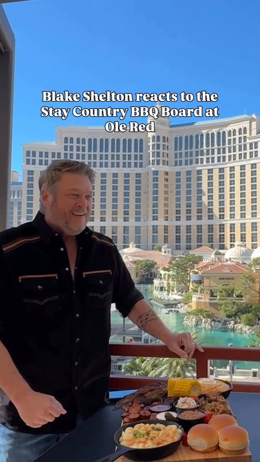 Stay Country BBQ Board: Made for @blakeshelton, available to order for everyone at an Ole Red near you 😋🍴