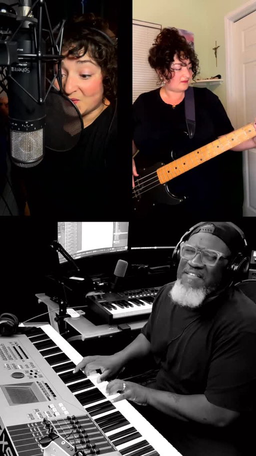 Have you heard?! Tuesday is Groove day. 🔥
@donyeamusic x @mpcchop 

We got together virtually to put this one together. 
laid down bass and vox
@welcometosteve played Rhodes and synth with me live and then…. @donyeamusic worked his magic on everything else!!! 🥁 🎺🪈🎸 etc!

#newmusic #donyea #alessandra #mpchop #explorepage
