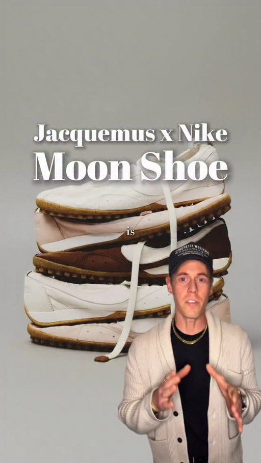 The @jacquemus x @nike moon shoe is the shoe of the summer ☀️ 👟