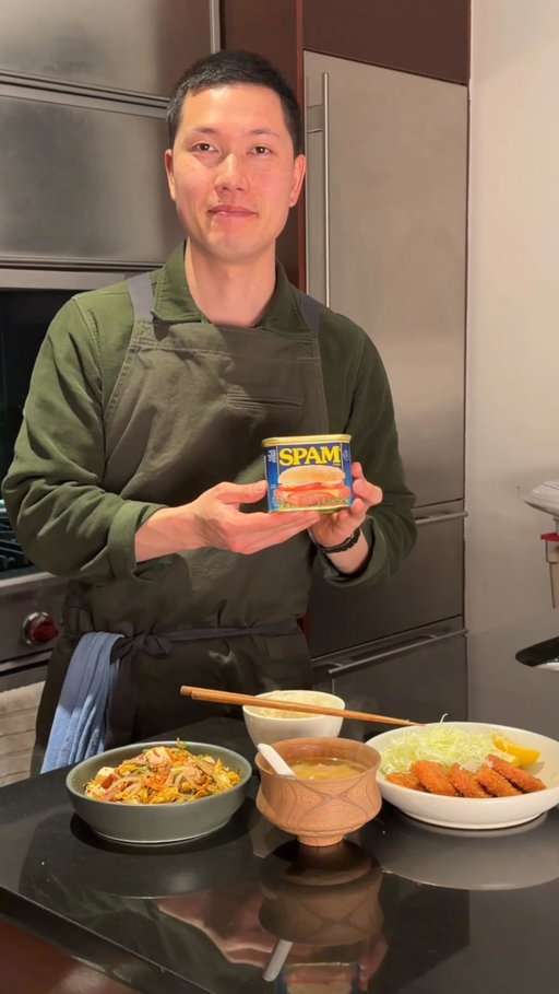 #SPAMBRANDPARTNER 3 dishes served with a side of food history in partnership with @spambrand! It’s already seasoned and cooked so it makes weeknight cooking really easy 😊 #recipeideas #okinawa #SPAMProducts #cookingtips