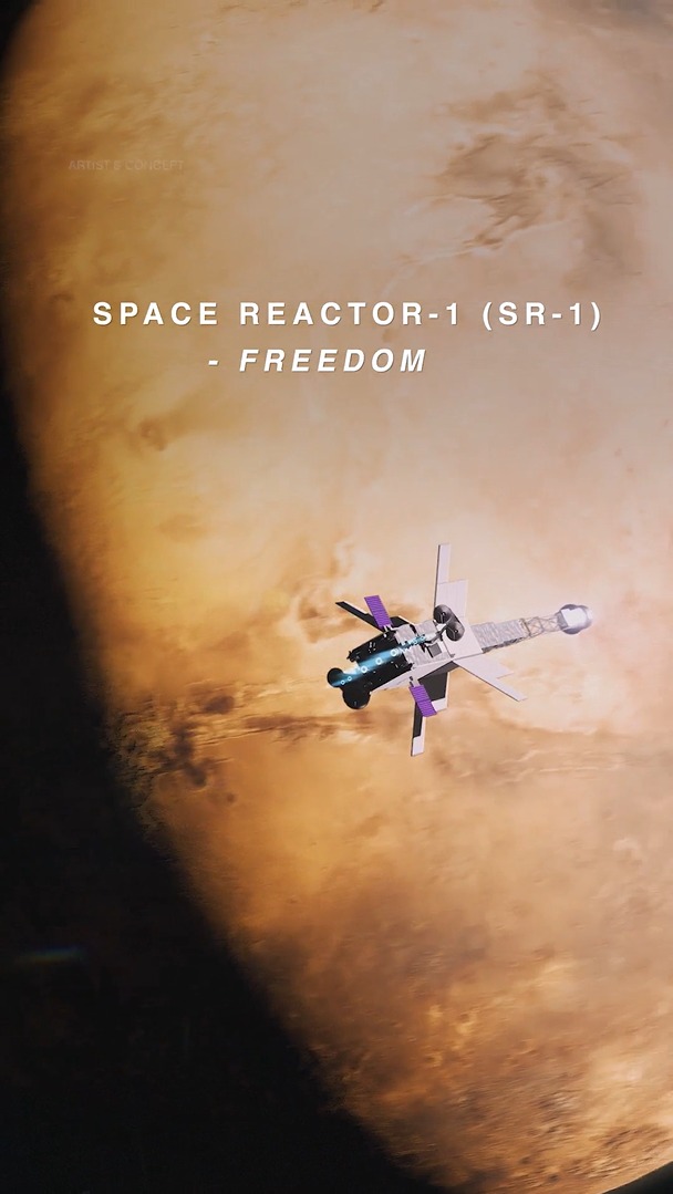 NASA is advancing nuclear power and propulsion in space to accomplish President Trump’s national space objectives.

With SR-1 Freedom, launching in 2028, we will demonstrate nuclear electric propulsion and deliver SkyFall helicopters to Mars.

In collaboration with @Energy, these capabilities are key to future missions to Mars and beyond.

A new chapter of deep space exploration begins. 🚀