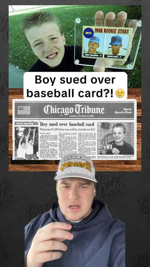 A 12-year-old walks into a card shop…
and walks out with a $1,200 card for $12 🤯

But here’s the twist…
the shop owner SUED him days later 👀

Was it a genius move… or just wrong?

👇 What would you do in this situation?

#sportscards #thehobby #cardcollecting #tradingcards #sportscollectibles #cardbreaks #cardcollector #blackgoldcards