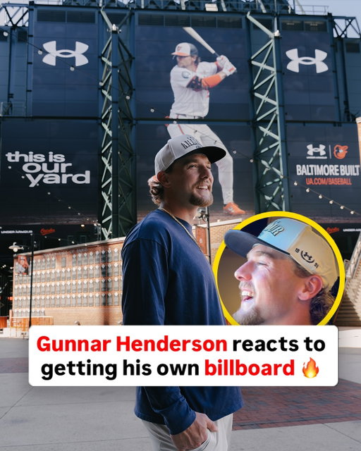 Doin’ some yard work 😉 Joining the brand new 7,466 square foot scoreboard are two key additions to Birdland: the Gunnar Henderson billboard in center and a 10ft Yard Icon cleat on the UA Kids Home Run Porch 🔥