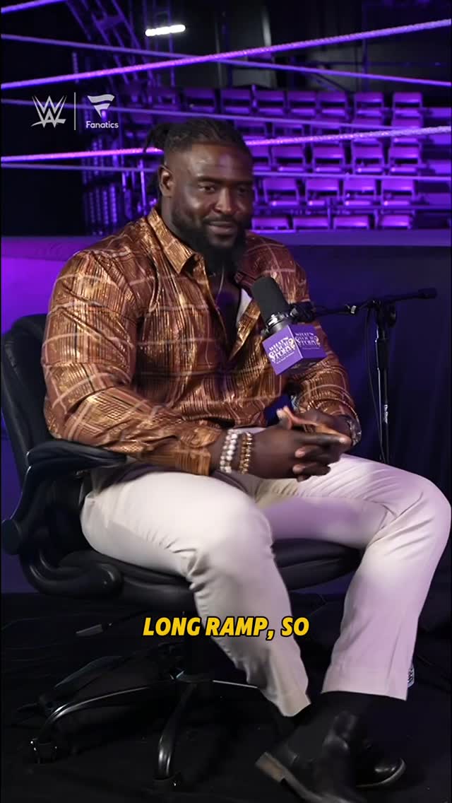 Let @oba_of_wwe teach you the proper way to do the Oba Strut. 😤 👀

Oba Femi joins @stephaniemcmahon on the latest episode of #WhatsYourStory, available NOW wherever you get your podcasts!